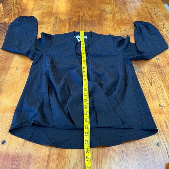 New Band Of‎ The Free Crossover V-Neck Long Sleeve Top Hallie Black Size XS NWT - Picture 12 of 12